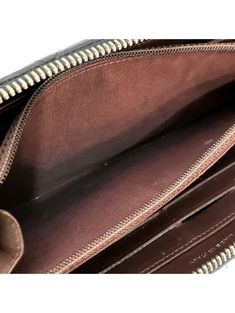 Chanel Coco Quilted Zip Around Wallet Lambskin